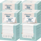 Cliganic Clean Face Towels XL, Disposable, Ultra-Absorbent, Hypoallergenic & Soft - Makeup Remover Dry Wipes, Pamper Your Face, Feel Fresh & Radiant, Hygienic Towelettes, for All Skin Types (50 Ct)