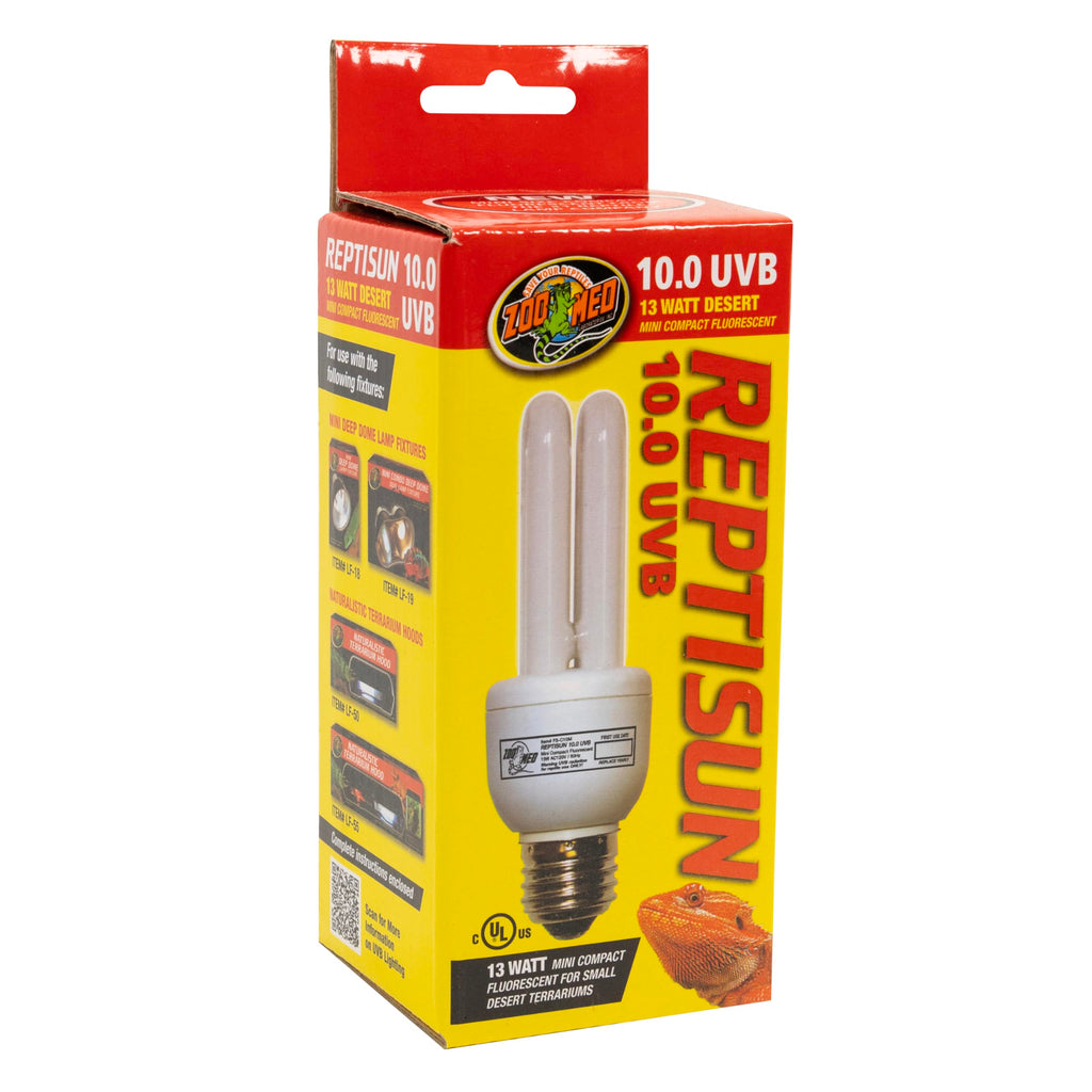 Zoo Med ReptiSun 10.0 Mini Compact Fluorescent Lamp 13 Watts