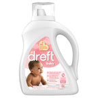 Dreft Liquid Laundry Detergent for Babies, tackles 100% of common baby stains, Unscented Laundry Detergent, 84 fl oz, 64 Loads