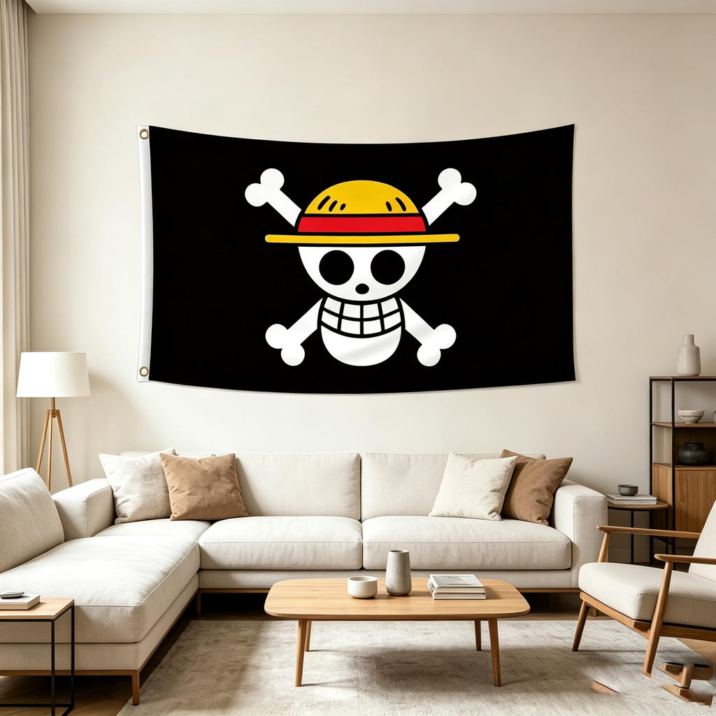 Anime Flag Funny Tapestry Wall Banner Size 36x60Inch for Indoor Outdoor Decor