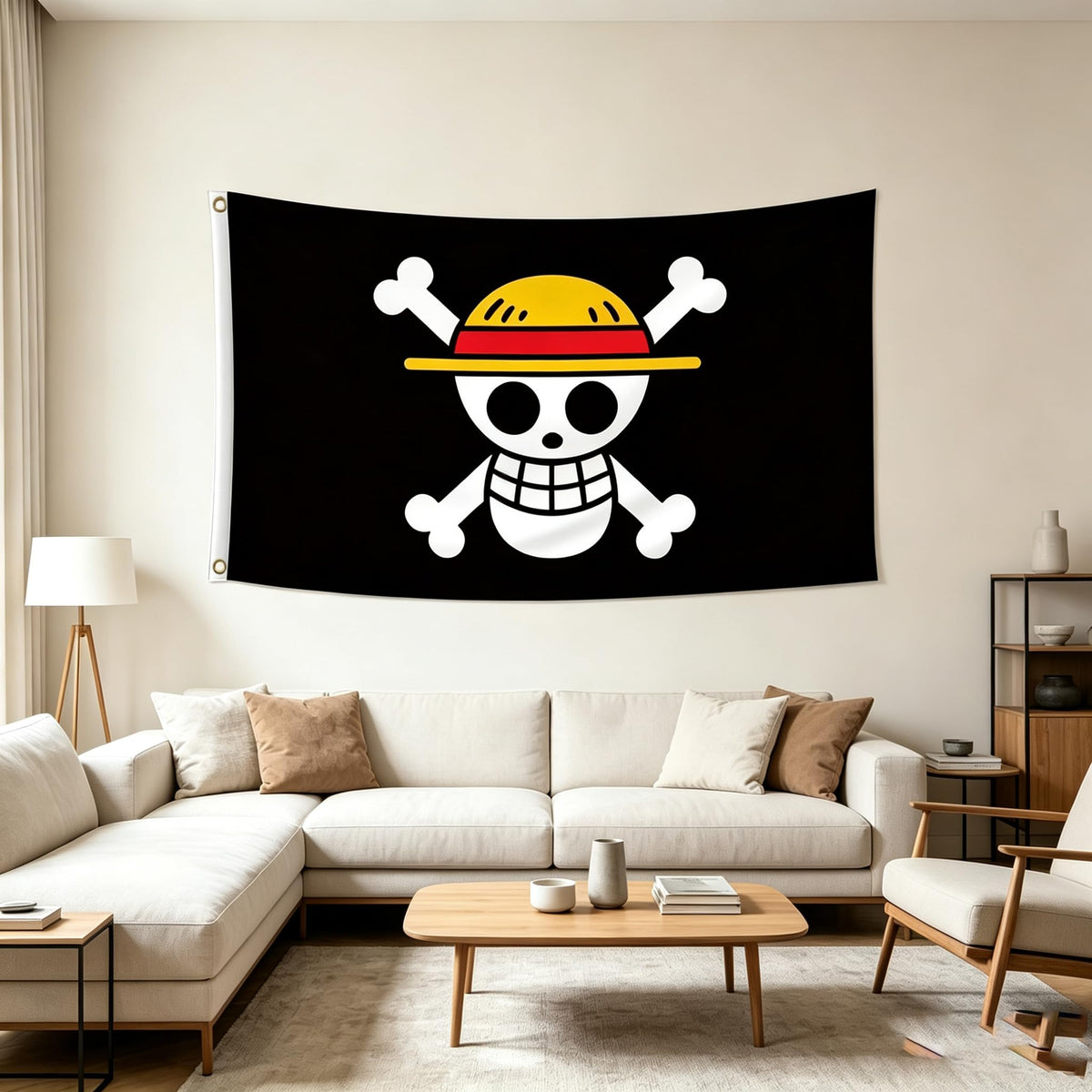 Anime Flag Funny Tapestry Wall Banner Size 36x60Inch for Indoor Outdoor Decor