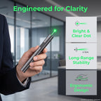 Green Laser Alignment Tool, Class 2 Compliant Indicator for Office Presentations, Training Sessions & Site Measurement (Grey)