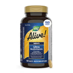 Nature's Way Alive! Men’s Daily Ultra Potency Multivitamin Tablets, 150 ct | Complete High Potency Men’s Daily Vitamin Promotes Heart & Muscle Function*, B-Vitamins, Zinc and Antioxidants