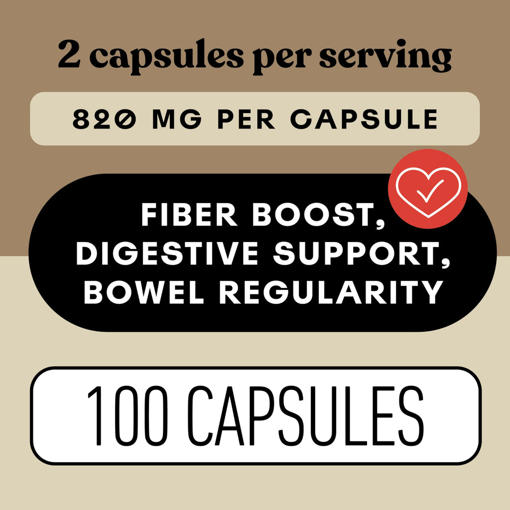 CNP | Organic Psyllium Husk Capsules 660mg - Fiber Caps, Colon Cleanse Aid | Organic psyllium husk capsules for fiber, digestive regularity and colon cleanse support; vegetarian, gluten free daily caps