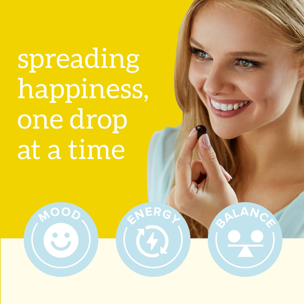Organifi Happy Drops Natural Mood Lifting Gummies, 60 Count