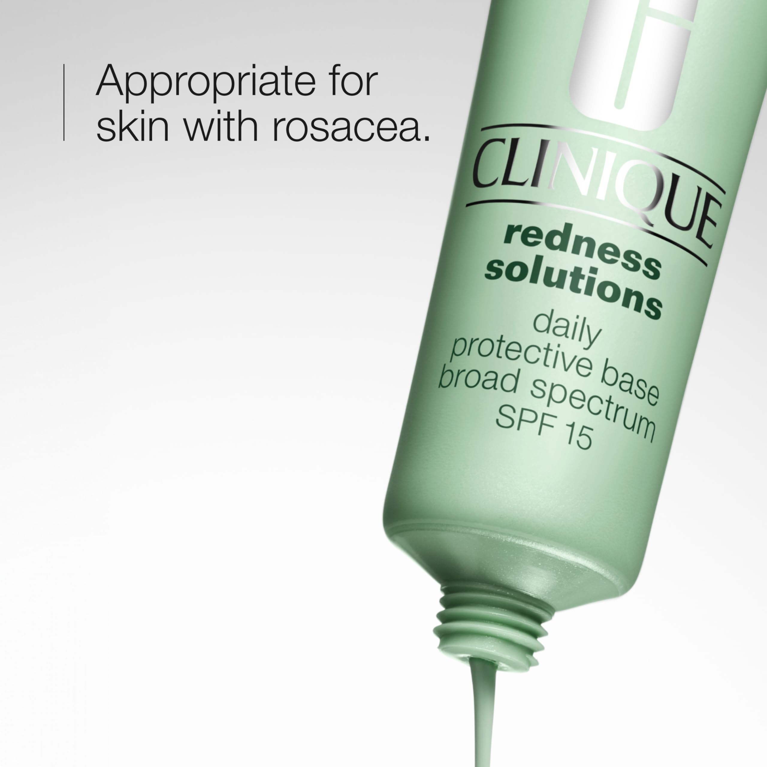 Buy now Clinique Redness Solutions Daily Protective Base Broad Spectrum SPF 15 Oil Free Tinted Face Primer | Color Corrector + Appropriate for Skin with Rosacea, 1.35 Fl Oz at indiglob india