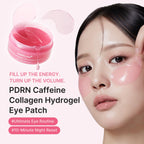 medicube Eye Patch PDRN Caffeine Collagen - Firming Gel Patches, 30 Pairs | Age-Defying Care with Retinol & Collagen - Gel Patches for the appearance of Dark Circles, Undereye Bags, Korean Skincare