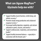 Jigsaw Health MagPure Glycinate | Premium Magnesium Glycinate Capsules | 120 Servings