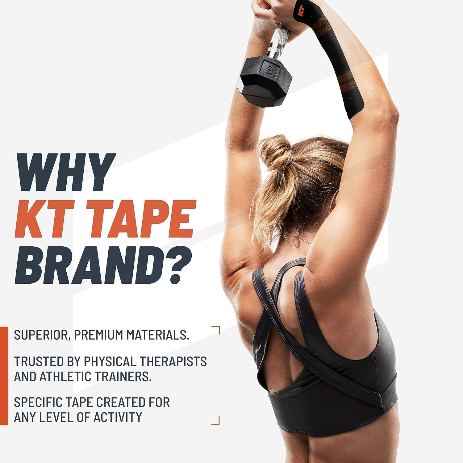 Buy now KT Tape, Pro Synthetic Kinesiology Athletic Tape, 16â€™ Uncut Roll at indiglob india