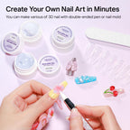 Create stunning 3D nail art quickly with MIZHSE 3D Sculpting Gel. Authentic, user-friendly for professionals and beginners.