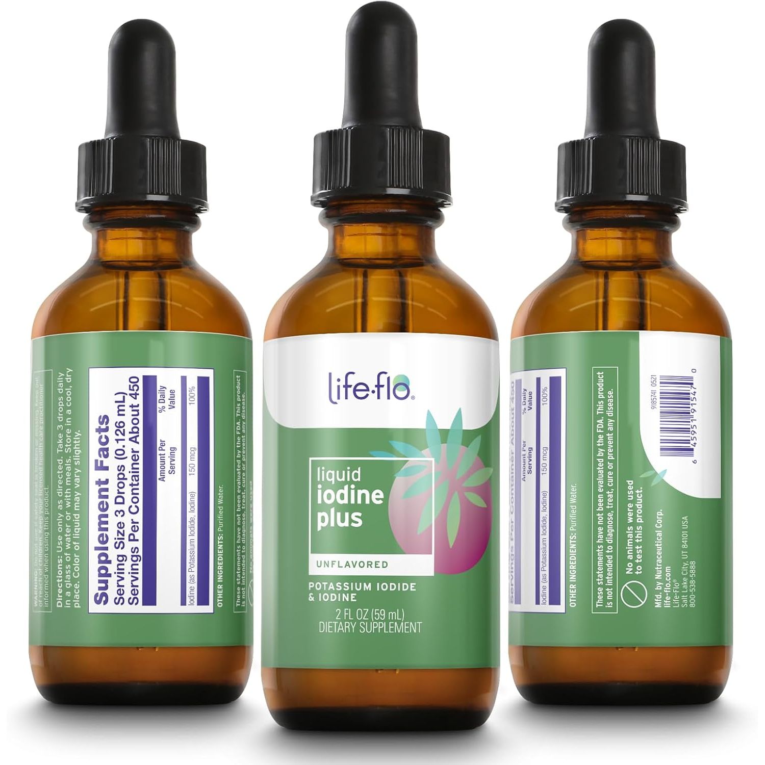 Buy now Life-flo Liquid Iodine Plus 150 mcg, Iodine Supplement for Thyroid Support,* Healthy Energy & Metabolism Formula* with Iodine & Potassium Iodide, Unflavored Liquid Drops, Approx. 450 Servings, 2 fl oz at indiglob india
