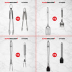 Alpha Grillers Grill Tools Set, BBQ & Grilling Accessories Outdoor Utensils