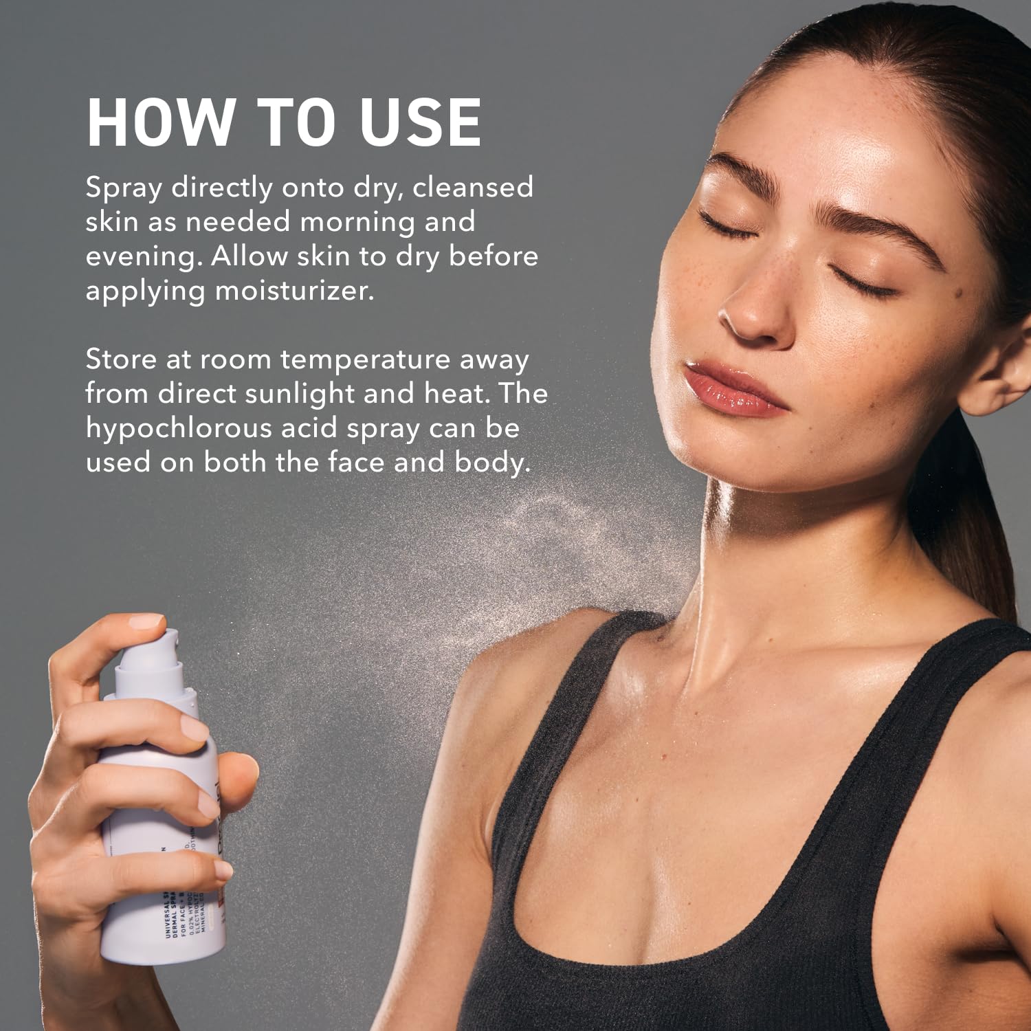 Prequel Skin Hypochlorous Acid Spray - HOCL Facial Mist Minerals 4oz | Hypochlorous Acid HOCL Spray With Minerals And Electrolyzed Water, pH Stabilized Facial Mist For Skin Care Routine Support