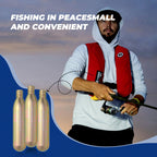 24G Co2 Cartridge Cylinder for Life Vest, Accessory for C02 PFD Rearming Kit, for Auto/Manual Inflating Life Jacket, for Adult, Used for Fishing, Surfing, Sea/Ocean Activities 2Pack