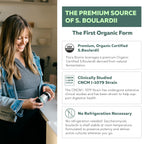 Organic Saccharomyces Boulardii - 10 Billion CFU, Clinically Validated
