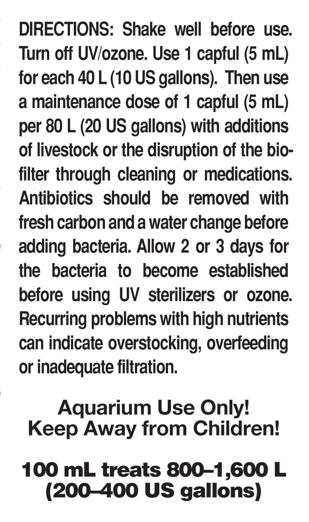 Seachem Pristine Natural Waste Management - Organic Sludge and Detritus Eliminator 100ml/3.4oz
