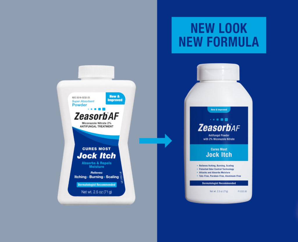 Zeasorb Super Absorbent Antifungal Treatment Powder for Jock Itch, 2.5 Ounce (Pack of 2)