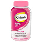 Caltrate 600 Plus D3 Vitamin D and Calcium Supplement Tablets, 200 Count | Highest Level of Vitamin D3, Maximizes Calcium Absorption to Support Strong Bones and Daily Function
