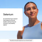 THORNE Selenium, 200 mcg L-Selenomethionine Supplement, 60 Capsules | Supports Healthy Thyroid Function, Immune Function, Healthy Aging & Antioxidant Defense*, NSF Contents Certified