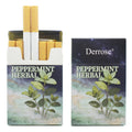Derrose® Peppermint Herbal Cigarettes, Nicotine & Tobacco Free Smokeless Inhalers to Help Quit Smoking, 2 Packs (40 Sticks Total)