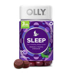 OLLY Sleep Support Gummy Supplement,* 3 mg Melatonin, L-Theanine - 90 Count