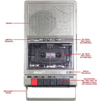 Buy now Hamilton Buhl Classroom Cassette Player, 2 Station, 1 Watt (D132) (HA802) at indiglob india