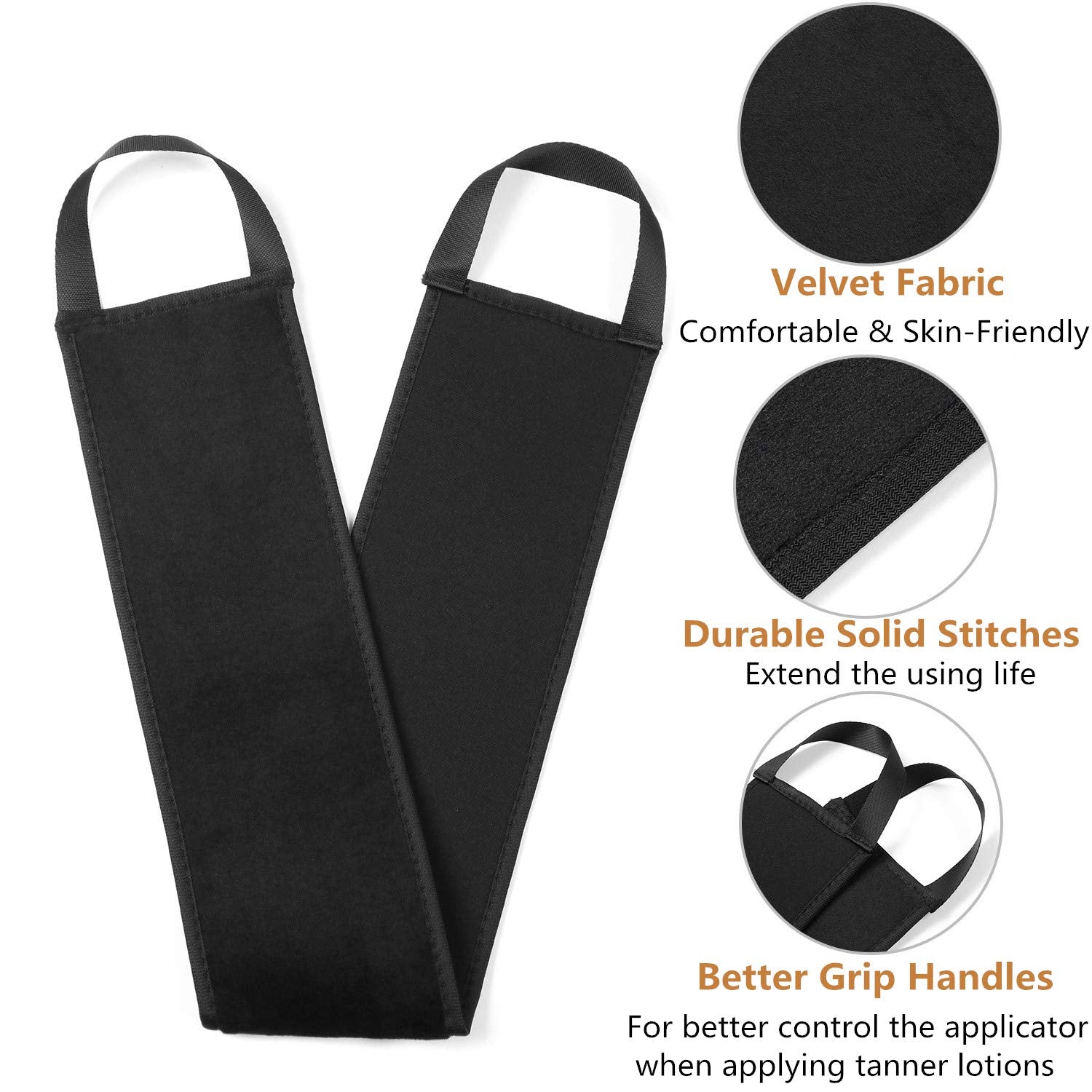Streakless Self Tanning Mitt Applicator Kit, 5 Pack Self Tanner Mitt with Tanning Glove, Self Tanner Back Applicator, Tanning Brush, Mini Face Glove and Exfoliating Mitt