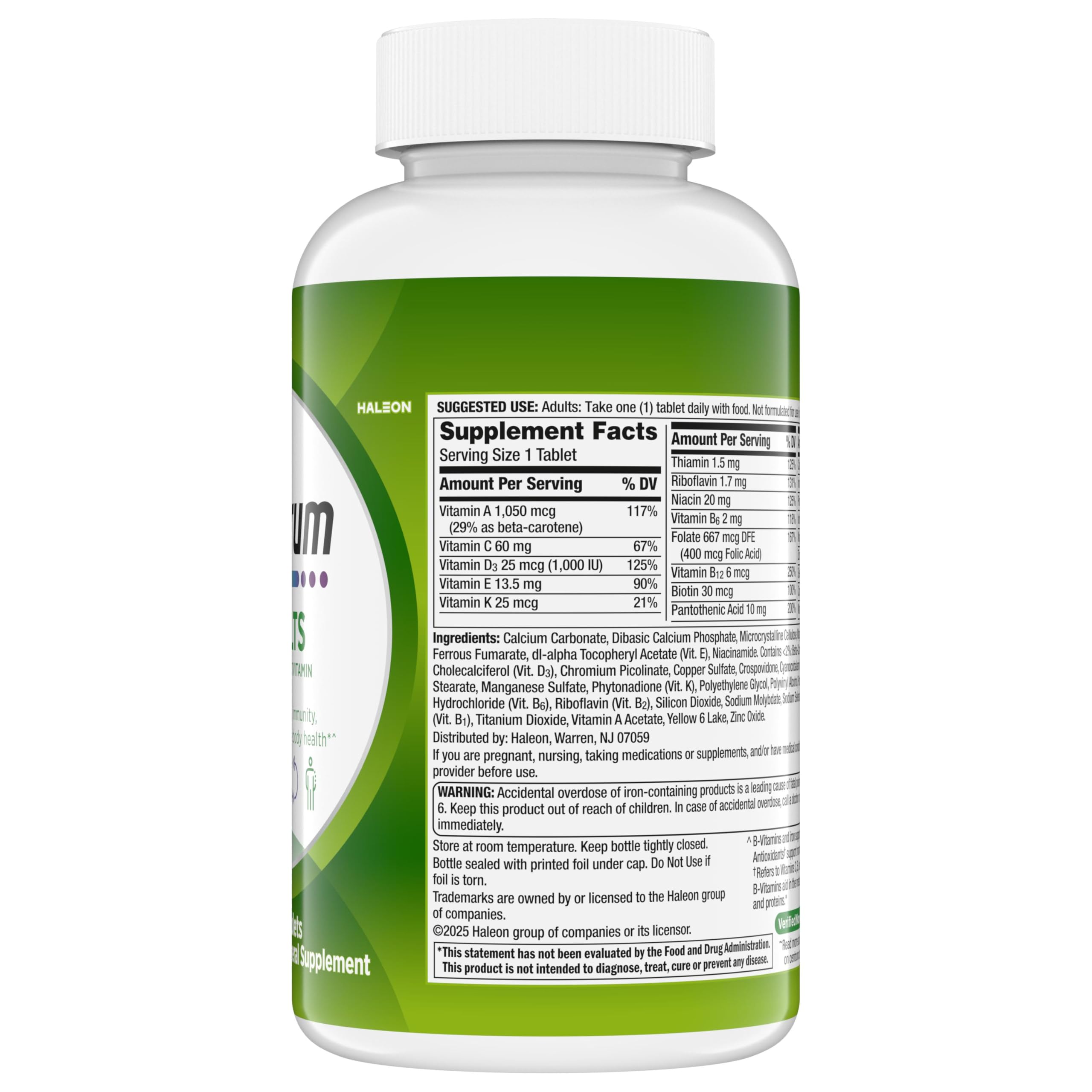 Centrum Multivitamin for Adults 18 and Over, 200 Tablets | Contains B Vitamins, Vitamin C, Vitamin E and Antioxidants, Supports Healthy Immune Response, GLP-1 Support