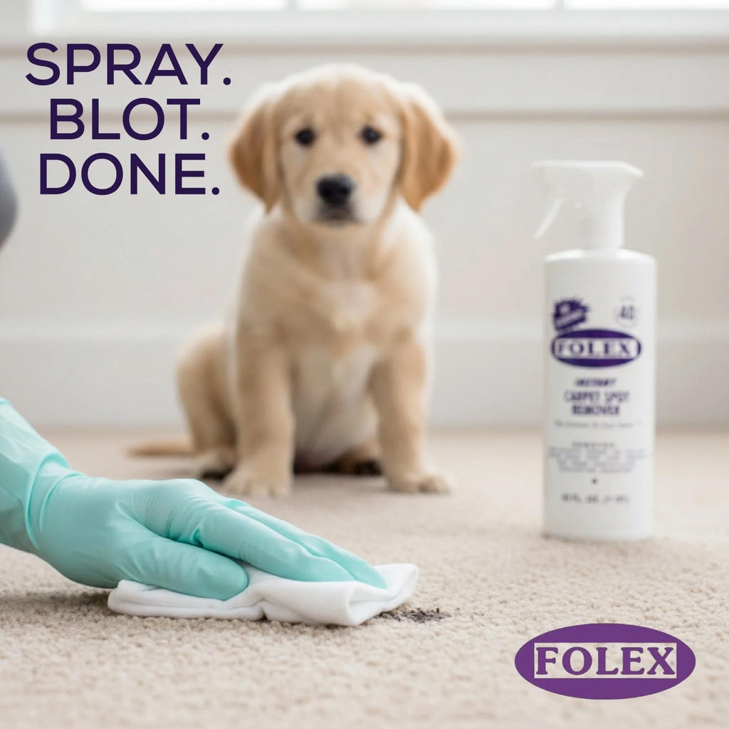 FOLEX Instant Carpet Spot Remover Carpet Cleaner - 32 oz - Removes Pet Accidents, Grease, Red Wine and More