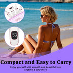Electric Razors LED Display for Women Men, 2026 Wet/Dry Lady Electric Shaver,4 in 1 Hair Remover with IPX7 Waterproof,Smooth & Silky Portable Bikini Electric Grooming Set (Pink)