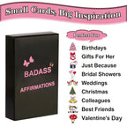 Badass Affirmation Cards for Women - Inspirational Gifts