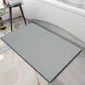 Buy now Thin Diatomaceous Earth Bath Mat Quick Dry Washable Absorbent 15.4x23.6 inches Non Slip,Shower Mat for Bathroom Sink (Light Grey) Default at indiglob india