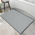 Buy now Thin Diatomaceous Earth Bath Mat Quick Dry Washable Absorbent 15.4x23.6 inches Non Slip,Shower Mat for Bathroom Sink (Light Grey) Default at indiglob india