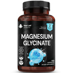 Magnesium Glycinate Supplements - 120 High Strength Capsules - 1040mg of Magnesium Providing 208mg Elemental Magnesium Per Serving - Pure Active Ingredient - UK Manufactured
