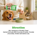 Dog Breath Freshener – Enzymatic Dog Dental Water Additive for Teeth Claning – Freshens Breath & Reduces Tartar – Easy Mouthwash Cleaner for Teeth & Gums – No Brushing Needed, Uncented, 16oz