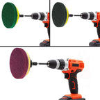 Buy now Power Scrubber Pads Drill Attachment, GOH DODD 26 Pieces 4 Inch Headlight Restoration Kit Drill Brush Scouring Cleaning Pads for Kitchen, Bathroom, Grout, Carpet, Shower, Tub, Grill,Tile, Sanding at indiglob india