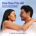 Black Nasal Strips for Men & Women (60 Count)