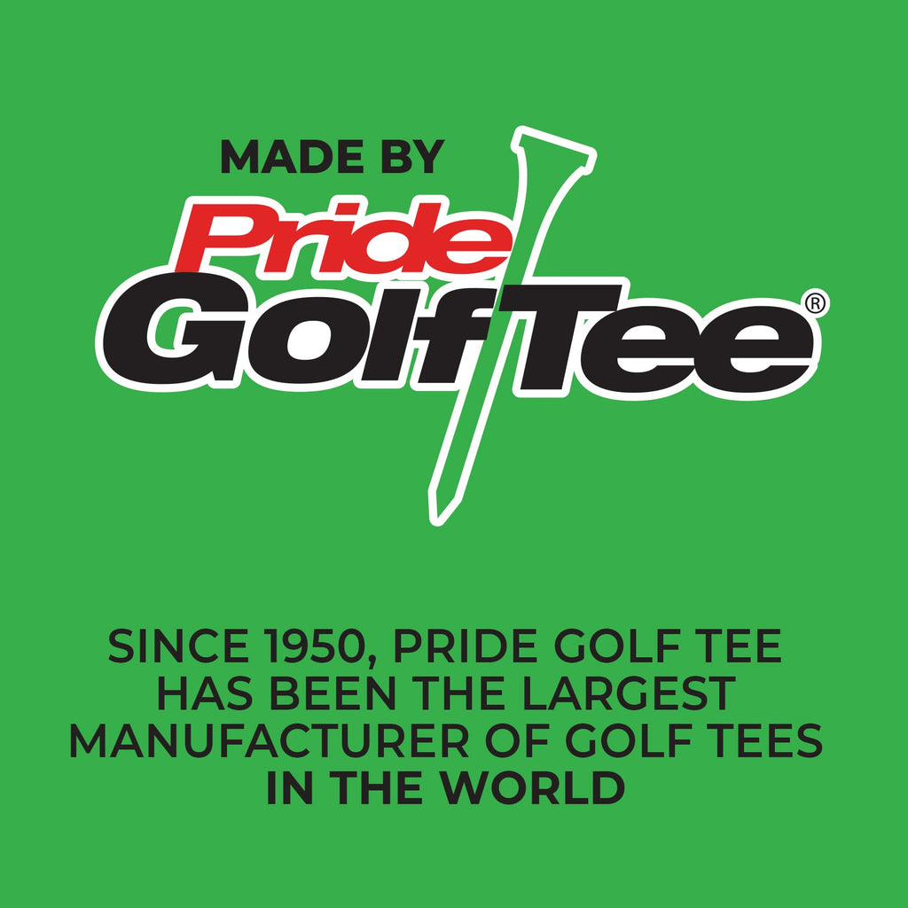 PrideSports PTS Wood Golf Tees | 75 Count, 3-1/4 Inch | #1 Wood Tee on Tour | Best for Drivers & Woods