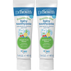 Buy now Dr. Brown's Fluoride-Free Baby Toothpaste, Safe to Swallow, Apple Pear, 1-Pack, 1.4oz/40g, 0-3 Years at indiglob india