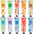 10 Pack Hand Cream for Dry Cracked Hands,Gifts for Women,Bridesmaid Gifts,Teacher Appreciation Gifts,Birthday Gifts for Women,Teen,Natural Plant Fragrance Mini Hand Lotion Moisturizing Hand Care Cream