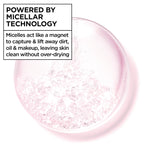 Garnier Micellar Water, Hydrating Facial Cleanser & Makeup Remover, Suitable for Sensitive Skin, Vegan, Cruelty Free, 13.5 Fl Oz (400mL), 1 Count