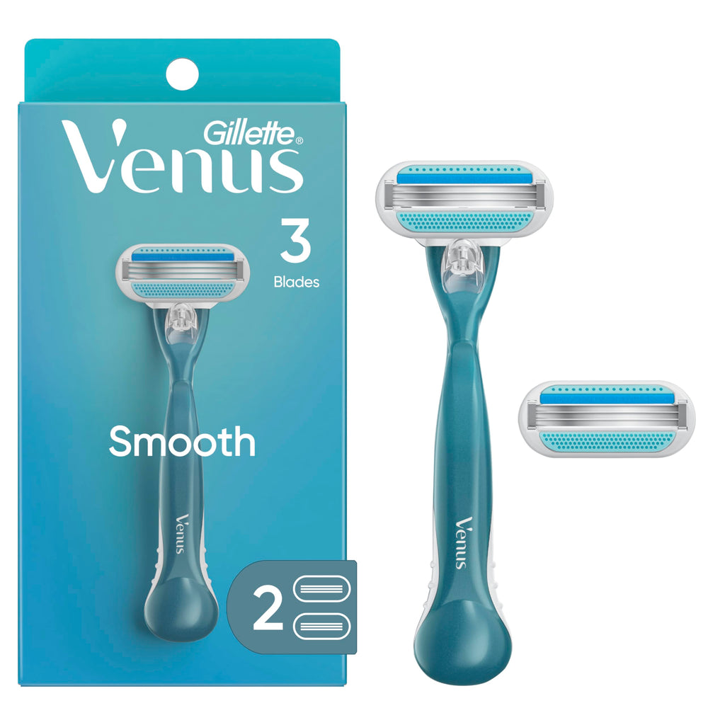 Gillette Venus Smooth Womens Razor Blade Refills, 8 Count, Lubracated to Protect the Skin from Irritation