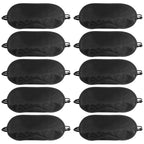NICEMOVIC 10 Pcs Blindfold Sleep Eye Masks for Party Games Adults Couples Travel, Party Favors for Men Adults, Individually Wrapped Sleep Masks Bulk for Women Men Kids, Eye Covers for Sleeping (Black)