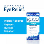 Bausch+Lomb Advanced Eye Relief Lubricant Eye Drops, Dry Eye, 0.5 Oz (15mL)