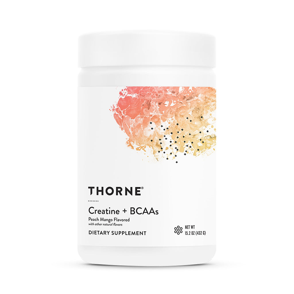 THORNE Creatine + BCAAs, 5 g Creatine Monohydrate & 5 g BCAAs, 30 Servings