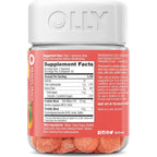 Buy now OLLY Probiotic + Prebiotic Gummy, Digestive Support and Gut Health, 500 Million CFUs, Fiber, Adult Chewable Supplement for Men and Women, Peach, 30 Day Supply - 30 Count at indiglob india