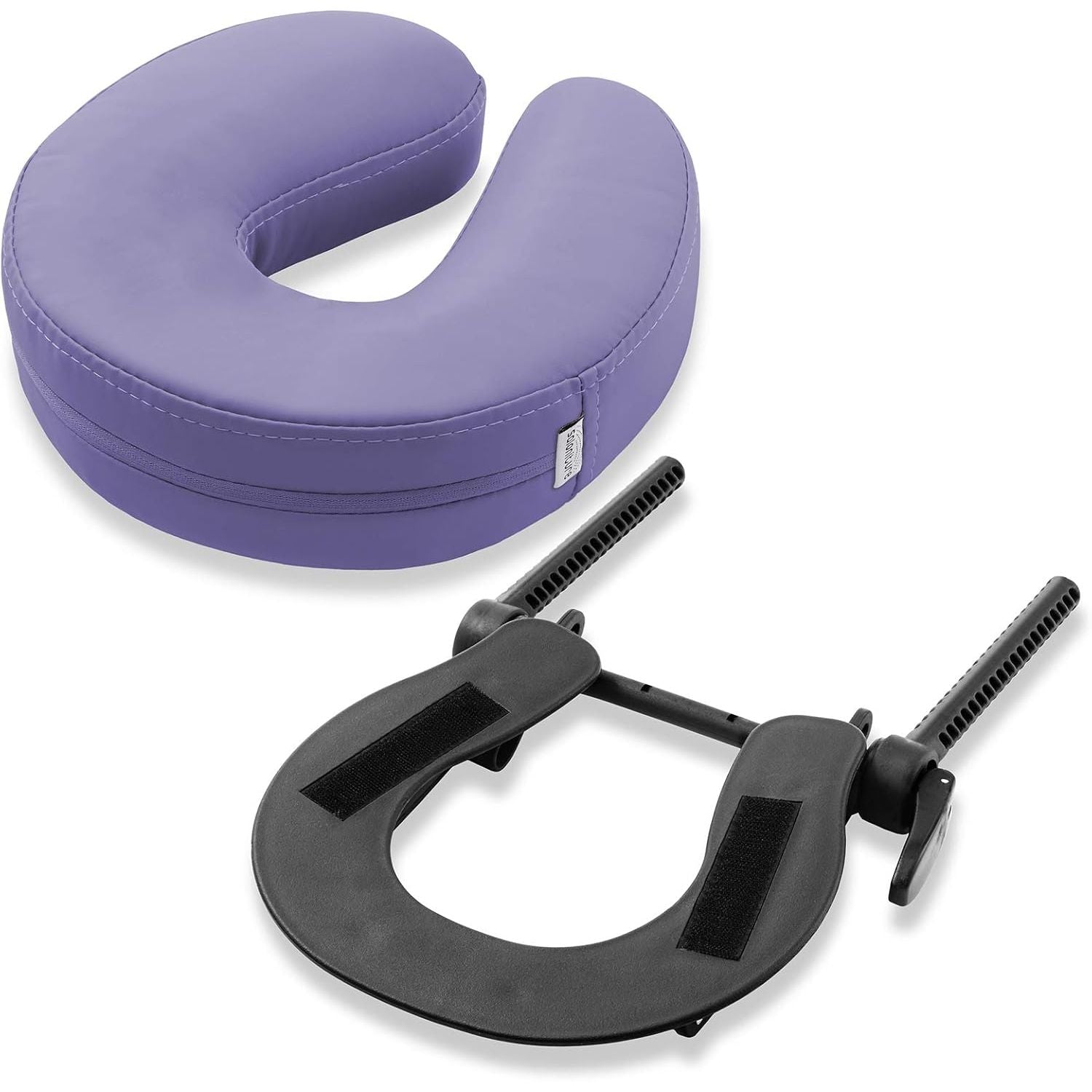 Buy now Saloniture Adjustable Massage Table Face Cradle and Pillow 3" Foam - Black Lavender at indiglob india