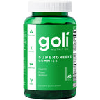 Goli SuperGreens Vitamin Gummy - 120 Count - Essential Vitamins and Minerals - Plant-Based, Vegan, Gluten-Free & Gelatin Free - Health from Within, Pack of 2