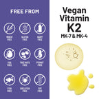 NatureWise Vitamin K2 600mcg Supplement with MK-7 100mcg & MK-4 500mcg - Enhanced Bioavailable Formula - K Complex for Bone and Heart Health - Vegan, Gluten Free, Non-GMO -90 Softgels[3-Month Supply]