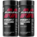 Hydroxycut Hardcore Elite, Rapid Release Capsules, 100 Count, 2 Pack | Energy and Metabolism Support Supplement for Men and Women, 270 mg Caffeine Anhydrous and 200 mg Green Coffee Extract